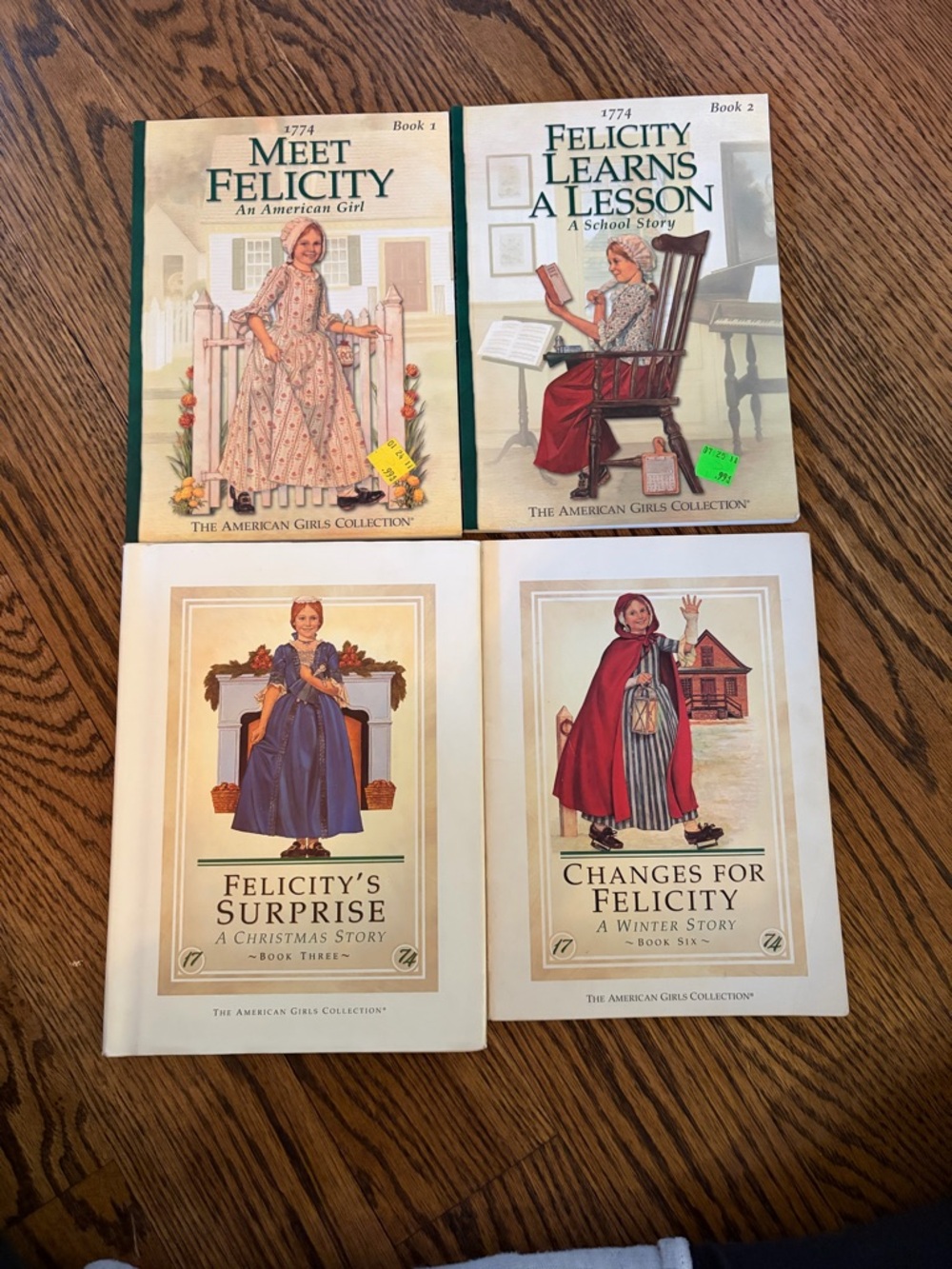 The American Girls Collection - Felicity Book Set 1, 2, HC 3, & 6 Vintage